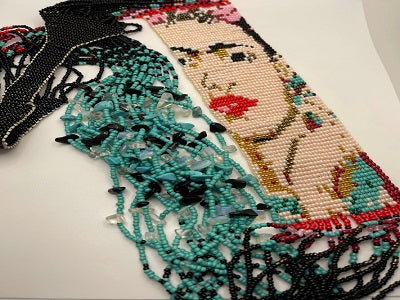 Frida Kahlo Loom Bead Necklace