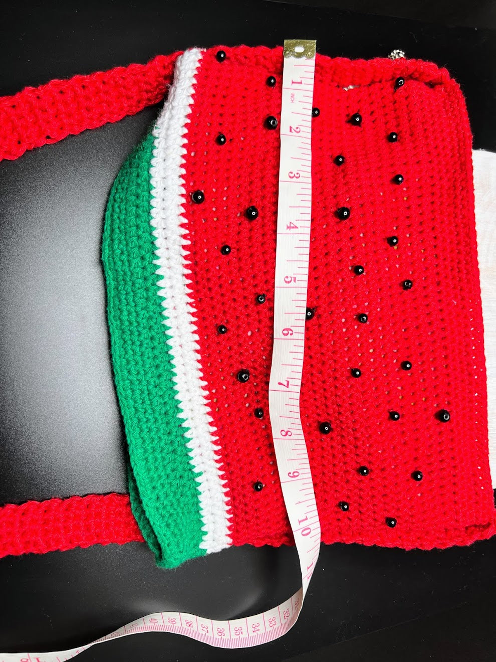 Crochet Watermelon Bag - For Girls & Teens
